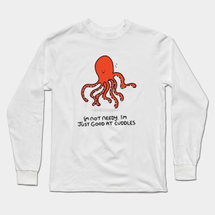 Grumpy Octopus Long Sleeve T-Shirt